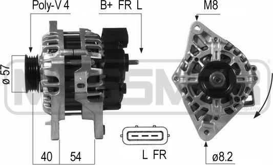 ERA 210652 - Alternatore www.autoricambi360.it