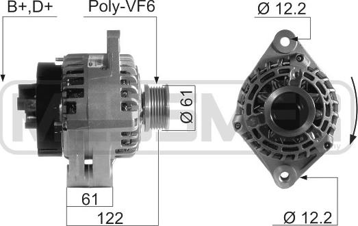 ERA 210664 - Alternatore www.autoricambi360.it