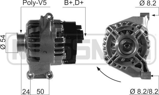 ERA 210660 - Alternatore www.autoricambi360.it