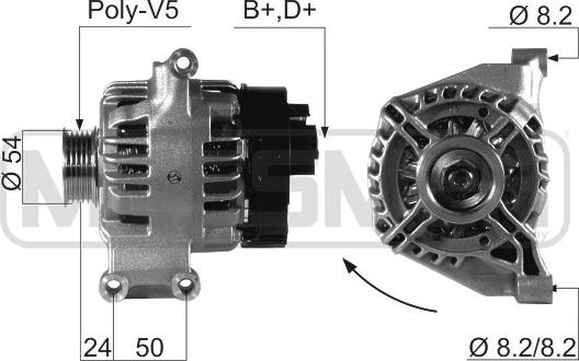 ERA 210663 - Alternatore www.autoricambi360.it