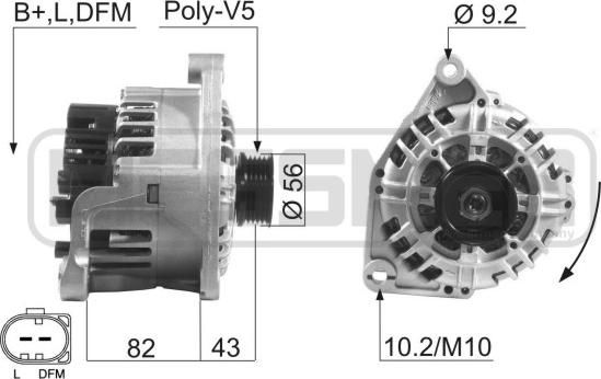 ERA 210602 - Alternatore www.autoricambi360.it