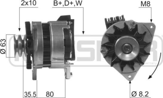 ERA 210615A - Alternatore www.autoricambi360.it