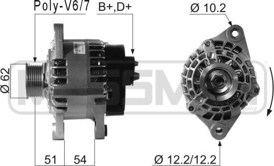 ERA 210631 - Alternatore www.autoricambi360.it