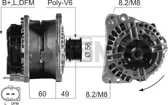 ERA 210632A - Alternatore www.autoricambi360.it