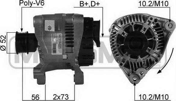 ERA 210094R - Alternatore www.autoricambi360.it