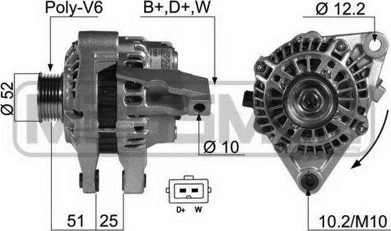 ERA 210095 - Alternatore www.autoricambi360.it