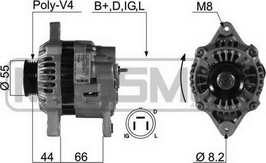 ERA 210048 - Alternatore www.autoricambi360.it