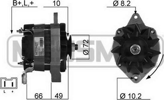 ERA 210057R - Alternatore www.autoricambi360.it