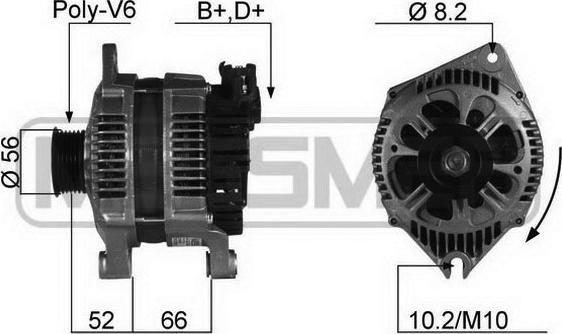 ERA 210069A - Alternatore www.autoricambi360.it