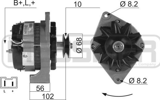 ERA 210009A - Alternatore www.autoricambi360.it