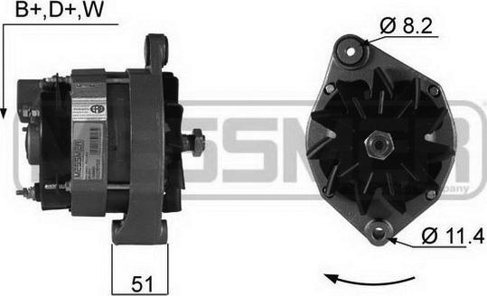 ERA 210008R - Alternatore www.autoricambi360.it