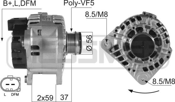 ERA 210007 - Alternatore www.autoricambi360.it