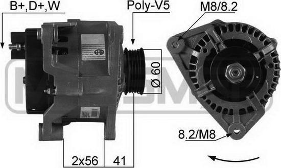 ERA 210010A - Alternatore www.autoricambi360.it