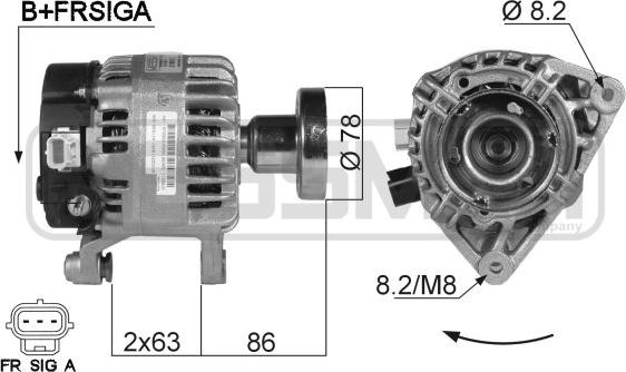 ERA 210013 - Alternatore www.autoricambi360.it