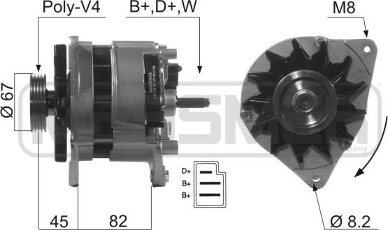 ERA 210085A - Alternatore www.autoricambi360.it