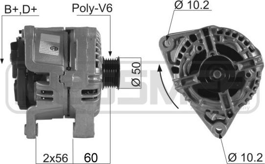 ERA 210037A - Alternatore www.autoricambi360.it