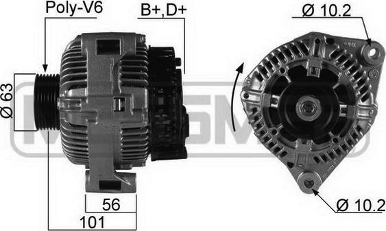 ERA 210021A - Alternatore www.autoricambi360.it