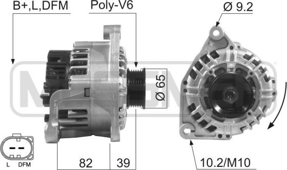 ERA 210076 - Alternatore www.autoricambi360.it