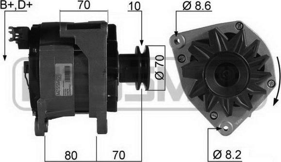 ERA 210078R - Alternatore www.autoricambi360.it