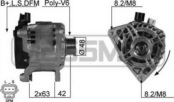 ERA 210196 - Alternatore www.autoricambi360.it