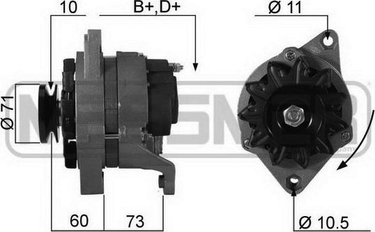 ERA 210190R - Alternatore www.autoricambi360.it