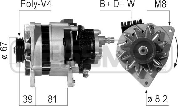 ERA 210154A - Alternatore www.autoricambi360.it