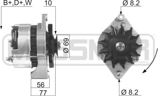 ERA 210156A - Alternatore www.autoricambi360.it
