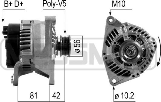 ERA 210160 - Alternatore www.autoricambi360.it