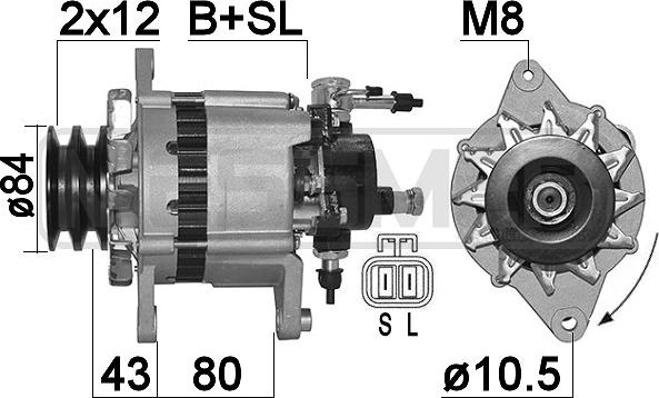 ERA 210104A - Alternatore www.autoricambi360.it