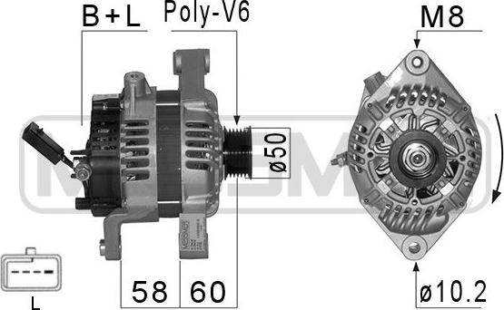 ERA 210100 - Alternatore www.autoricambi360.it