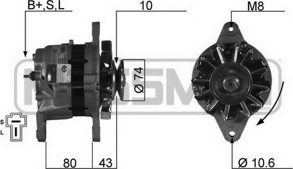 ERA 210101R - Alternatore www.autoricambi360.it