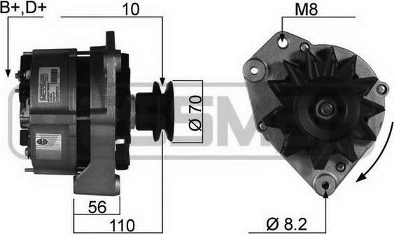 ERA 210117R - Alternatore www.autoricambi360.it