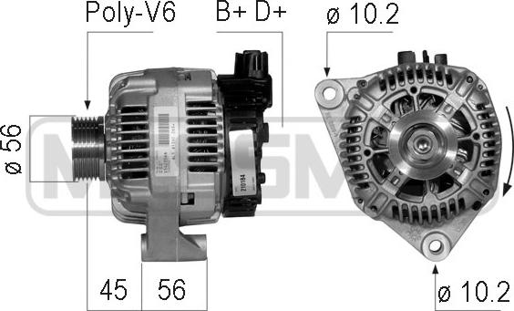 ERA 210184 - Alternatore www.autoricambi360.it