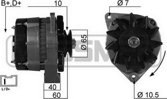 ERA 210137R - Alternatore www.autoricambi360.it