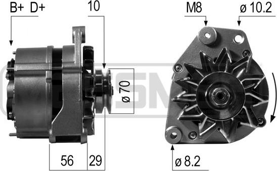 ERA 210128R - Alternatore www.autoricambi360.it