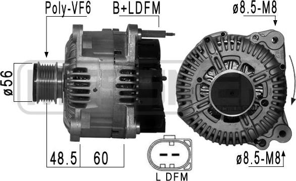 ERA 210898 - Alternatore www.autoricambi360.it