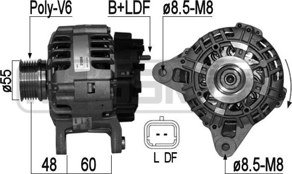 ERA 210856 - Alternatore www.autoricambi360.it