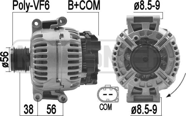 ERA 210850 - Alternatore www.autoricambi360.it