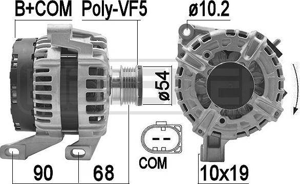 ERA 210852 - Alternatore www.autoricambi360.it