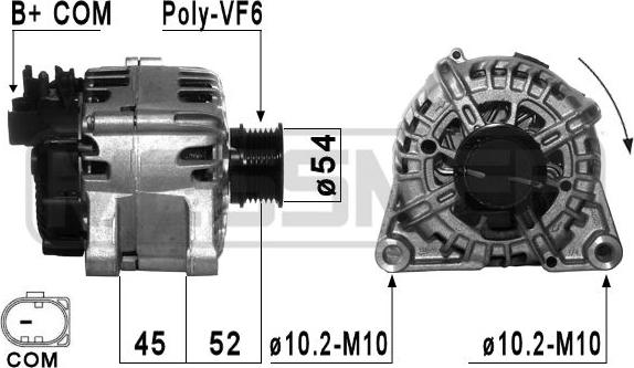 ERA 210860 - Alternatore www.autoricambi360.it