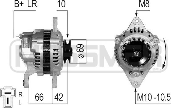 ERA 210802 - Alternatore www.autoricambi360.it