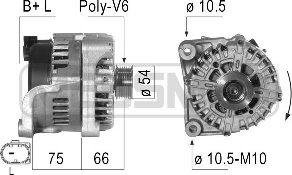 ERA 210815 - Alternatore www.autoricambi360.it