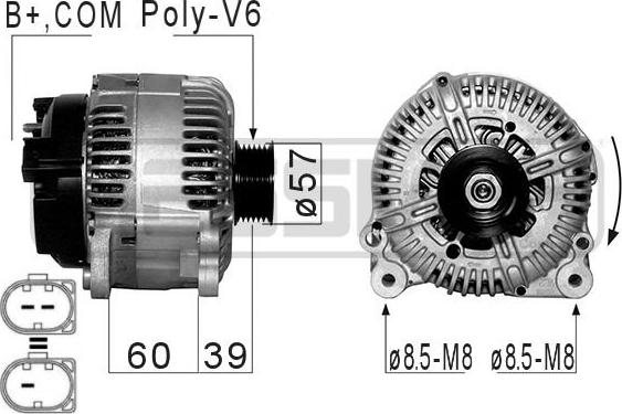 ERA 210831 - Alternatore www.autoricambi360.it