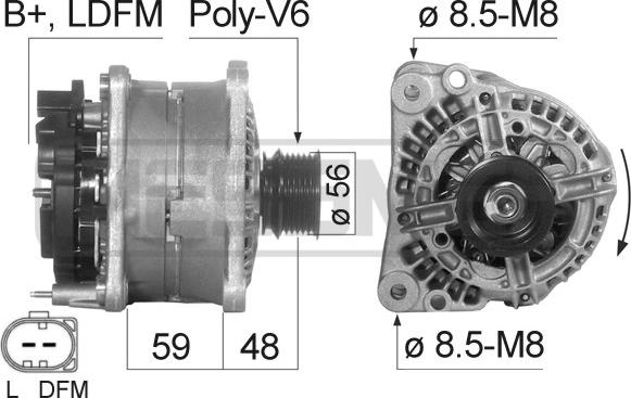 ERA 210823 - Alternatore www.autoricambi360.it