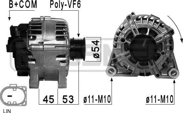 ERA 210876 - Alternatore www.autoricambi360.it