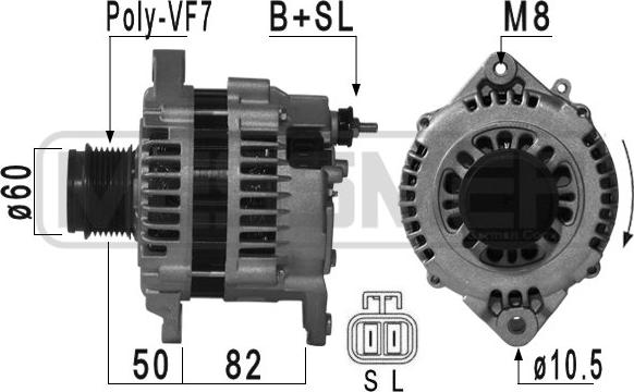 ERA 210871 - Alternatore www.autoricambi360.it