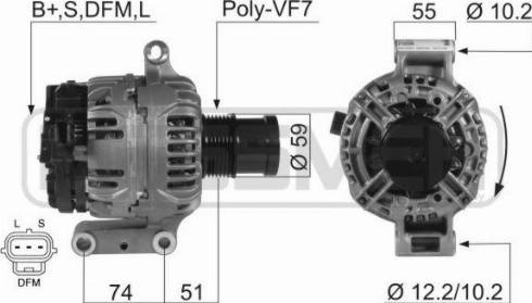 ERA 210399R - Alternatore www.autoricambi360.it