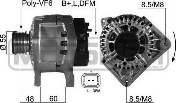 ERA 210394 - Alternatore www.autoricambi360.it