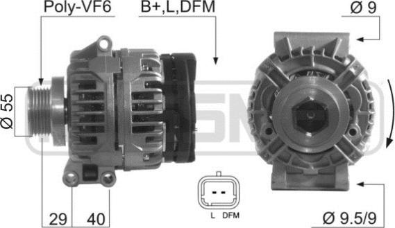 ERA 210397A - Alternatore www.autoricambi360.it