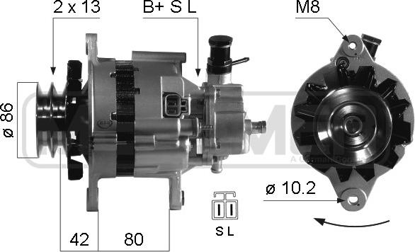 ERA 210342A - Alternatore www.autoricambi360.it